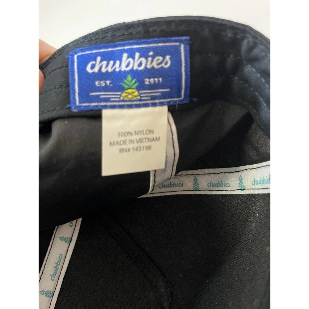 Chubbies Hat Cap‎ Black Bird Tropical Strap Back Casual Adjustable Outdoor